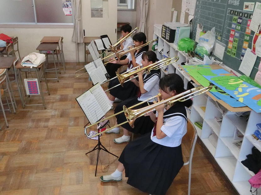 長い間支えてくれたトロンボーン。本来の音が出なくなってしまいました。