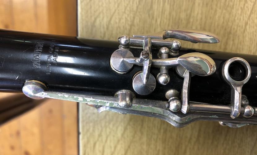 【B♭クラリネット】何度も修理に出して、なんとか使用しています‥。