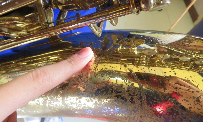 40年前から使っているバリトンサックス‥。修理しても思うように音が出ません。