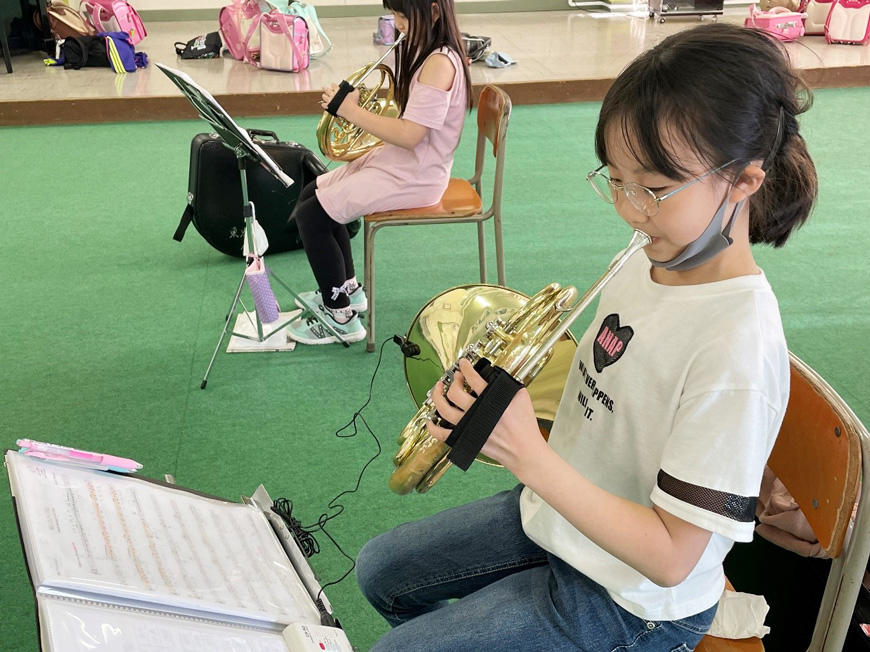綺麗なホルンで演奏し、「できた！」「楽しい！」を増やしたい！