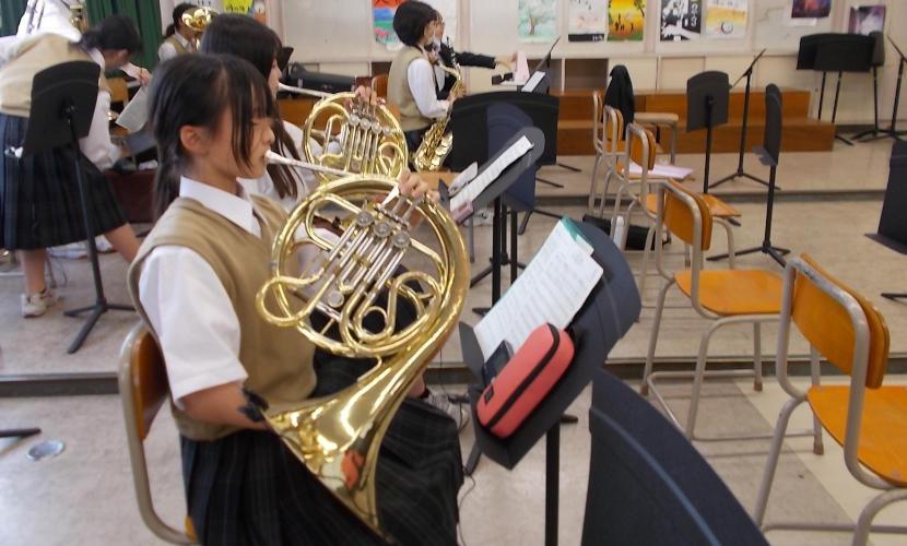 【フルダブルホルン】和音楽器のダブルホルンが学校に1台しかないため、新たに2台希望します