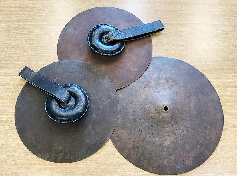 【シンバル】いろんな音がでる楽器をそろえて、みんなで一緒に演奏したいです!!