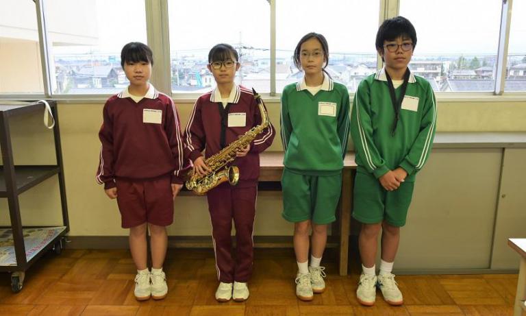 【埼玉県本庄市】来年の1年生が吹く楽器がなくこまっていました。おかげで安心して練習に取り組めます。