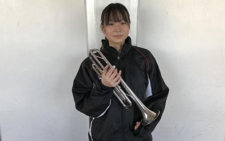 【愛知県豊橋市】寄附いただいた楽器を使い、日々の練習を重ねて実力を上げていきます。