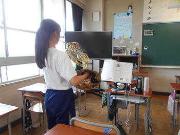 【埼玉県川越市】ホルンをご寄贈いただき、ありがとうございます