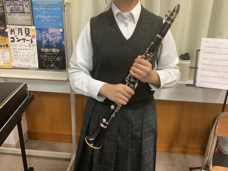 【鹿児島県鹿屋市】B♭クラリネットを寄付してくださり、ありがとうございました
