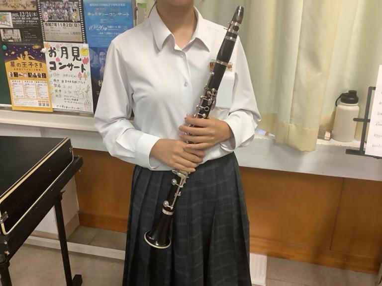 【鹿児島県鹿屋市】第一鹿屋中学校吹奏楽部にクラリネットを寄附して下さり、ありがとうございました