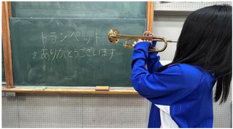 【大阪府堺市】とてもきれいなトランペットを送っていただき、誠にありがとうございます