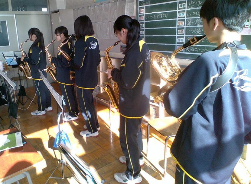 【埼玉県川越市】テナーサックスを寄付していただきありがとうございます