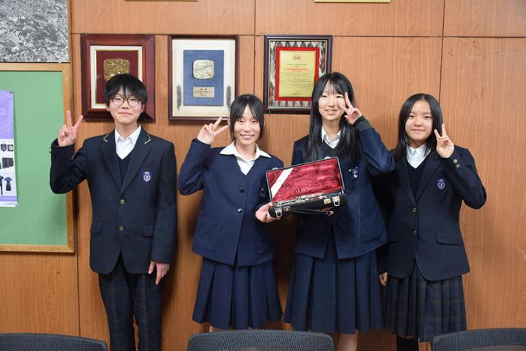 【東京都調布市】クラリネットを寄贈してくださり、ありがとうございました