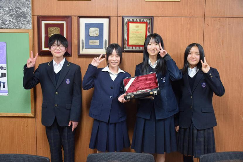 【東京都調布市】クラリネットを寄贈してくださり、ありがとうございました