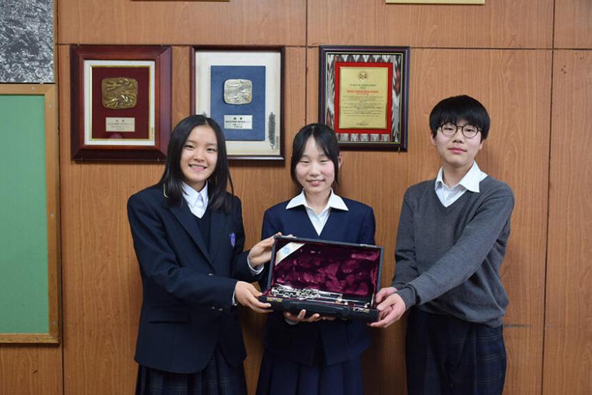 【東京都調布市】クラリネットを寄贈してくださりありがとうございました